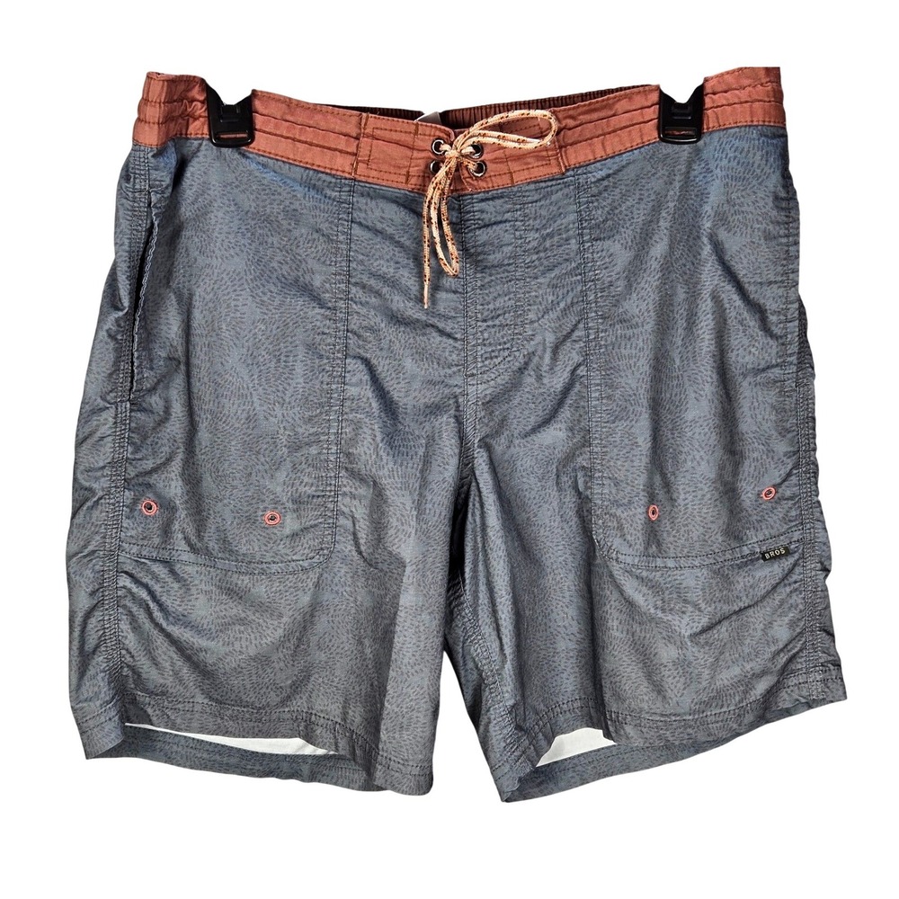 Men's Howler Brothers Size 32 Blue Printed Unlined Board Shorts Coastal Surfcore